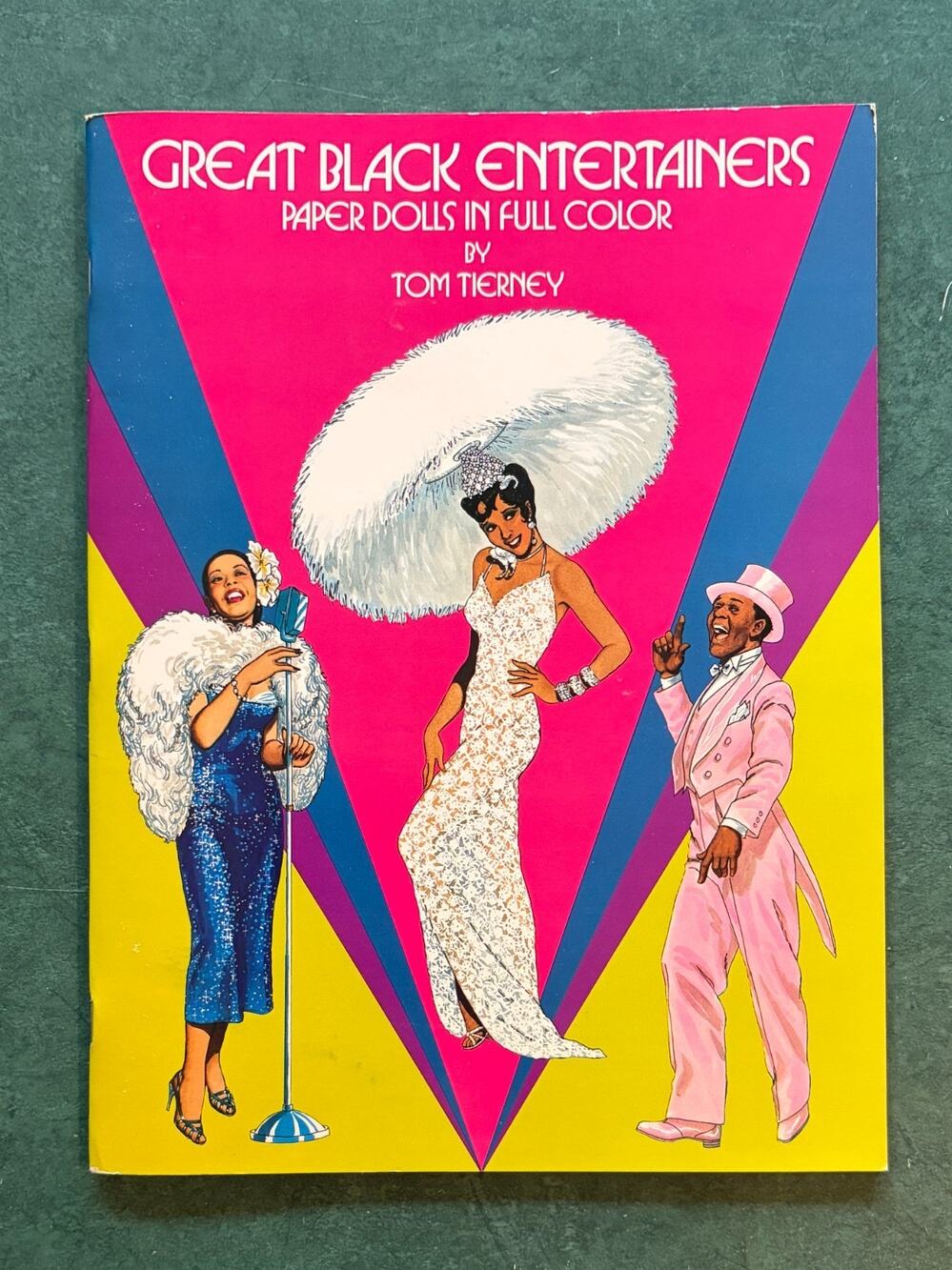 Great Black Entertainers Paper Dolls Tom Tierney Dover 1984 Vintage Book UNCUT